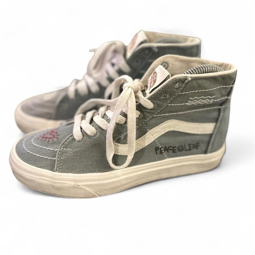 Vans Sk8-Hi Peace Leaf High Tops (Men 4 / Women 5.5)